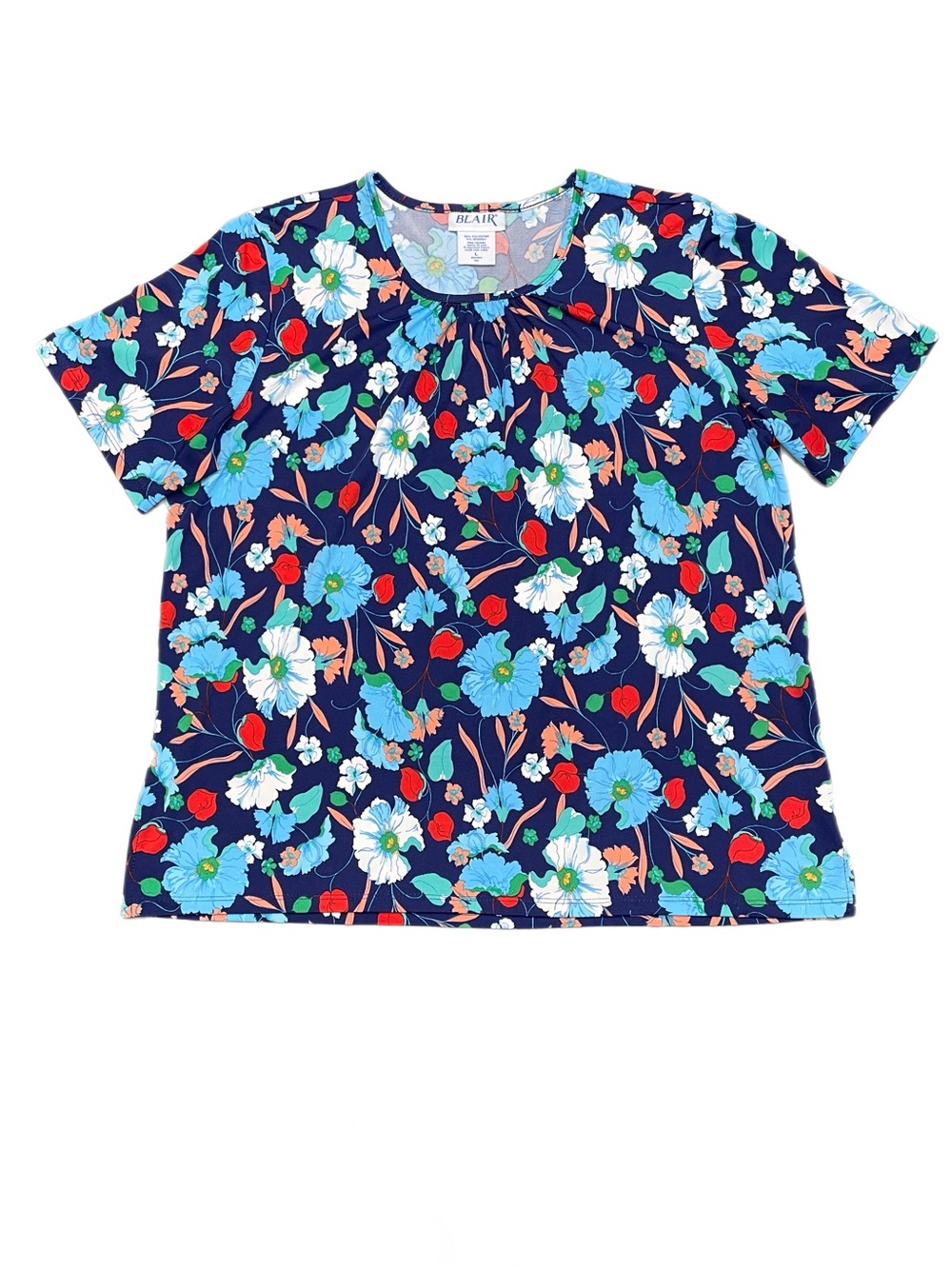 Blair Short Sleeve Stretch Blouse Size Large